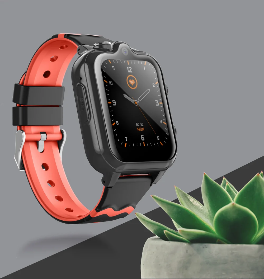 Montre Intelligente Android 8.1 pour Enfants 1Go + 8Go GPS Tracker Caméra 2MP Montre de Sport Supportant WhatsApp - Saphir 20