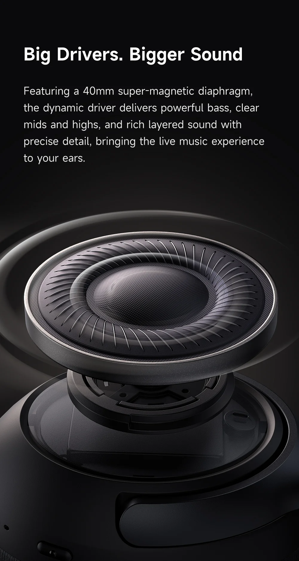 MCDODO HP-142 Superior Active Noise Cancelling Over Ear Headphones Bluetooth-compatible Headset - Beige 3