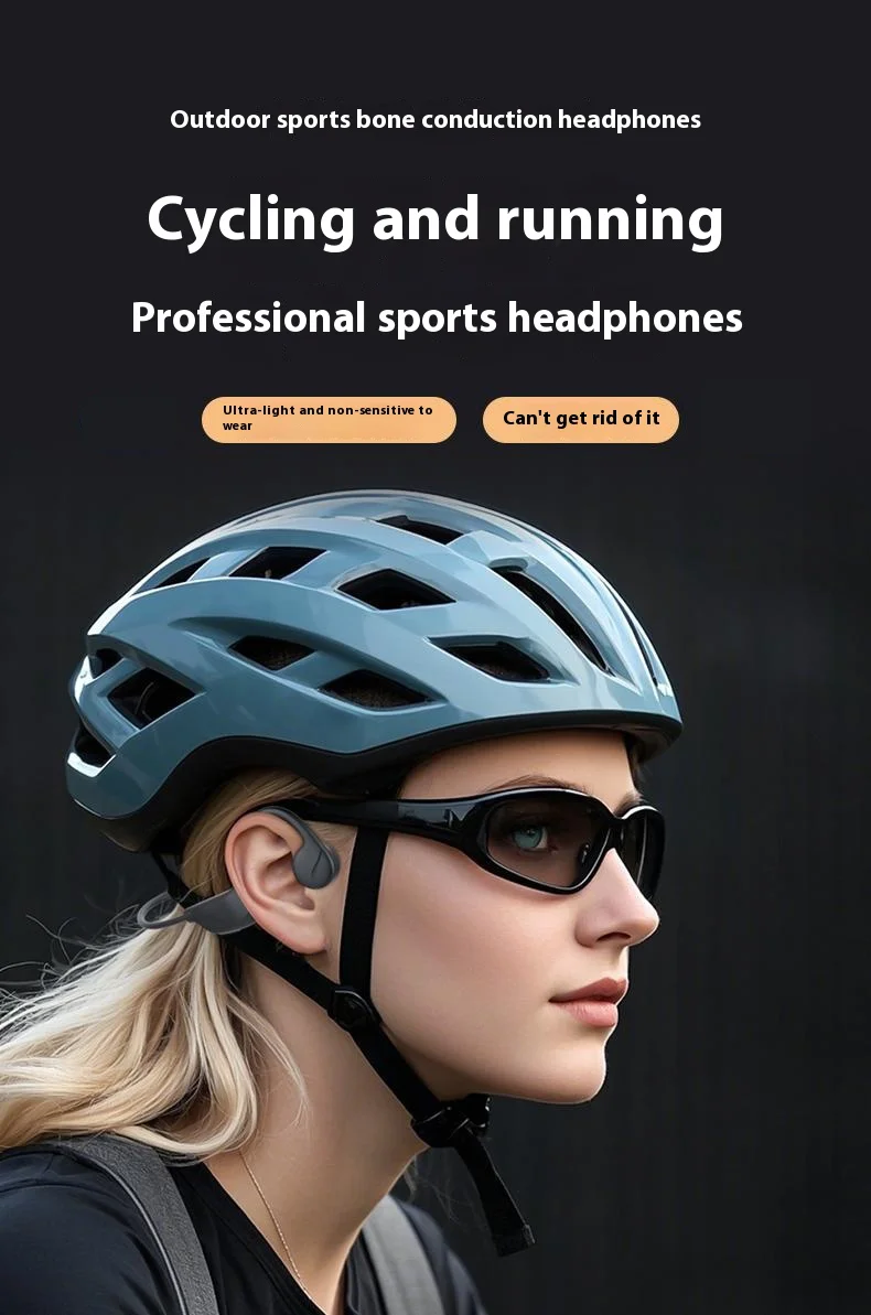 X3 Bone Conduction Headphones Open Ear Waterproof Wireless Headset for Sports Running 1