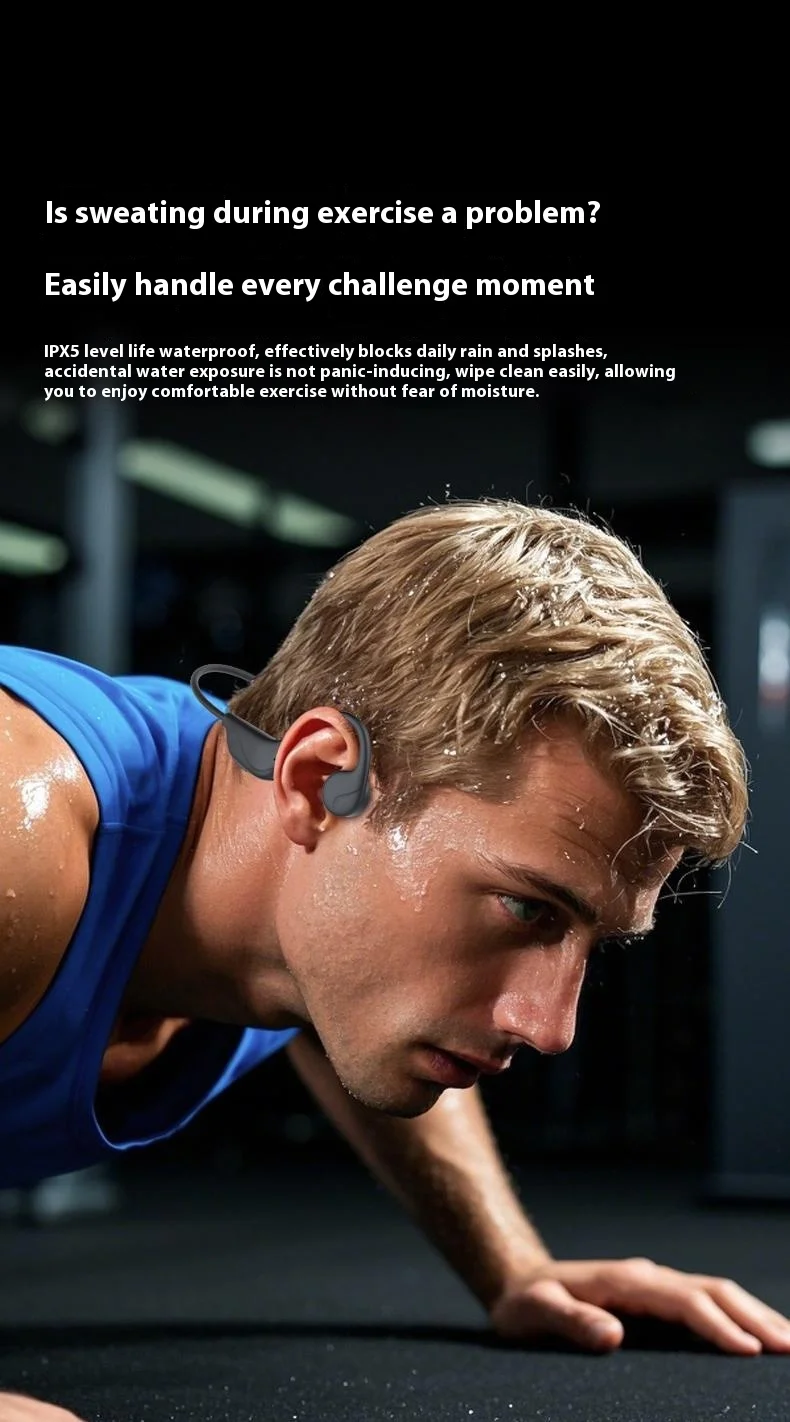 X3 Bone Conduction Headphones Open Ear Waterproof Wireless Headset for Sports Running 10