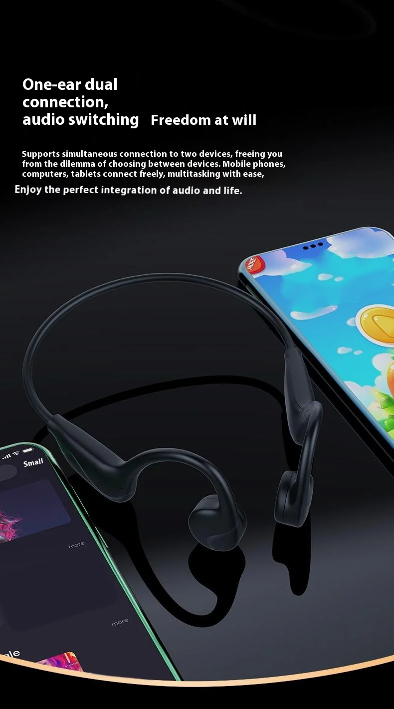 X3 Bone Conduction Headphones Open Ear Waterproof Wireless Headset for Sports Running 13