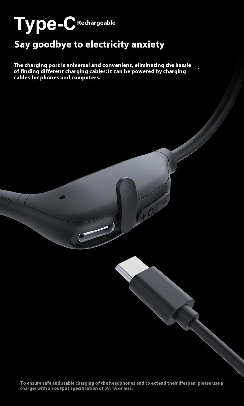 X3 Bone Conduction Headphones Open Ear Waterproof Wireless Headset for Sports Running 18