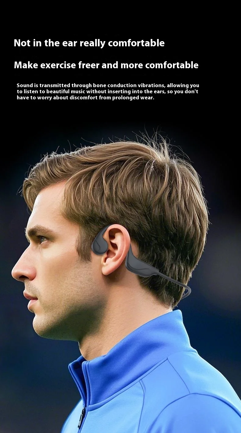 X3 Bone Conduction Headphones Open Ear Waterproof Wireless Headset for Sports Running 4