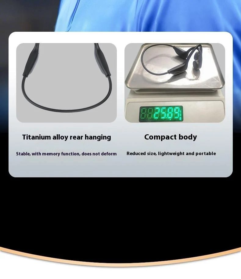 X3 Bone Conduction Headphones Open Ear Waterproof Wireless Headset for Sports Running 5