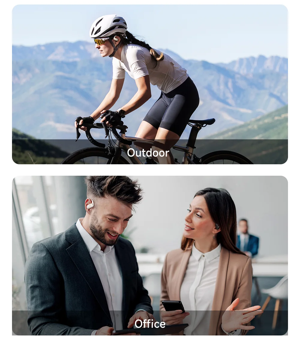 MCDODO HP-805 Air O2 Open Ear True Wireless Earbuds Bluetooth-compatible Music Earphones - Black 5