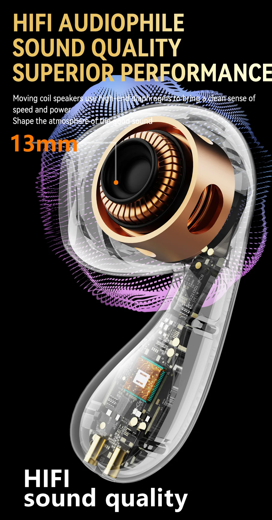 LX04 Bluetooth-compatible 5.3 Mini Earbuds Noise Reduction IPX5 Waterproof Wireless Headphones - Purple 10