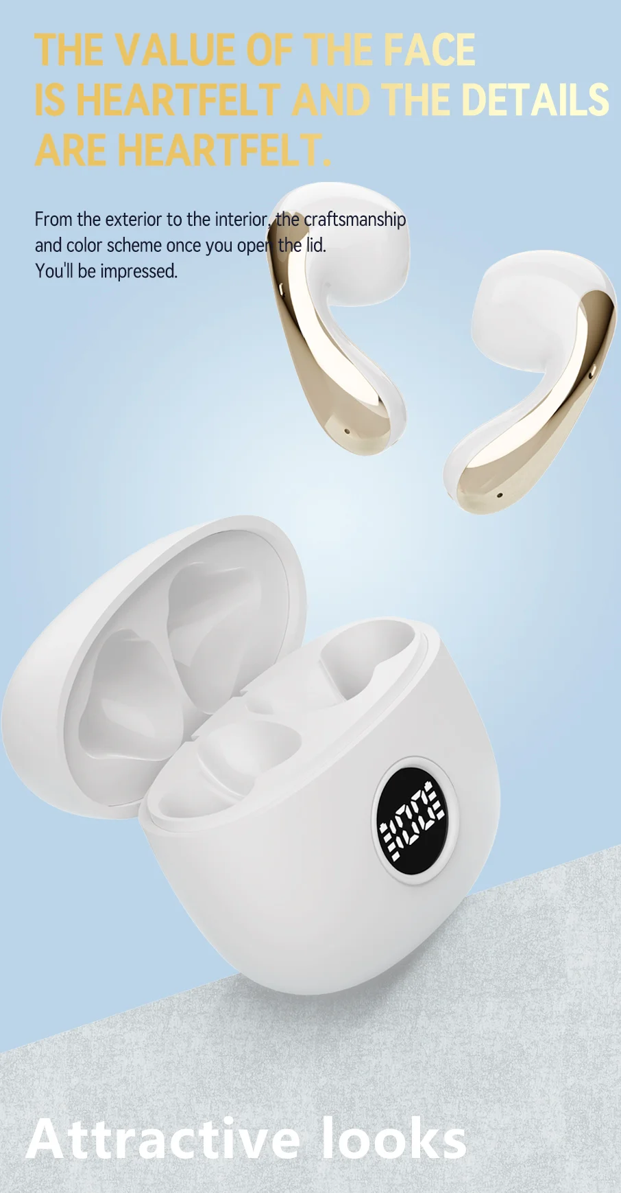 LX04 Bluetooth-compatible 5.3 Mini Earbuds Noise Reduction IPX5 Waterproof Wireless Headphones - Purple 8