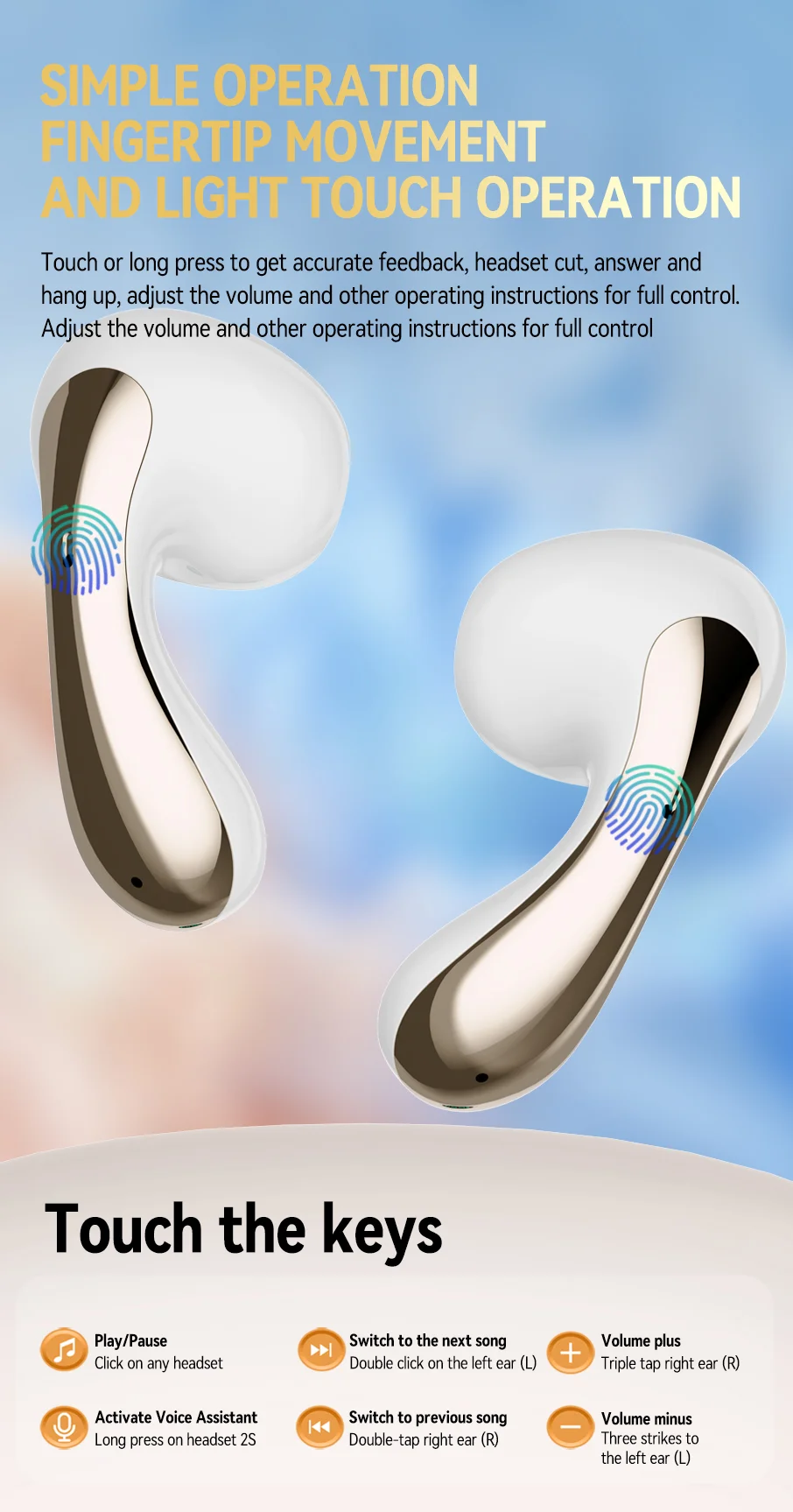 LX04 Bluetooth-compatible 5.3 Mini Earbuds Noise Reduction IPX5 Waterproof Wireless Headphones - Purple 9