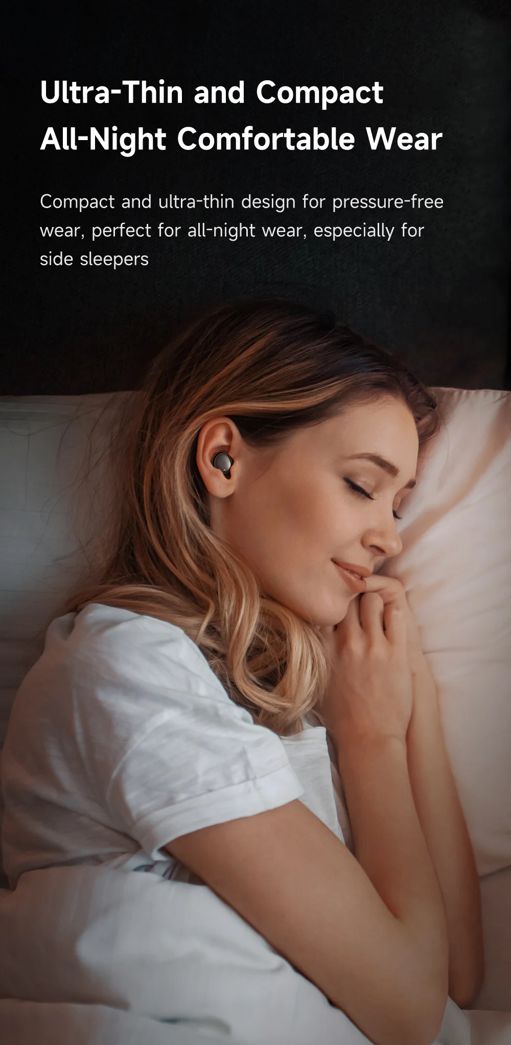 MCDODO HP-4490 D01 Series TWS Earphones BT 5.3 Wireless Sleep Headphones 3