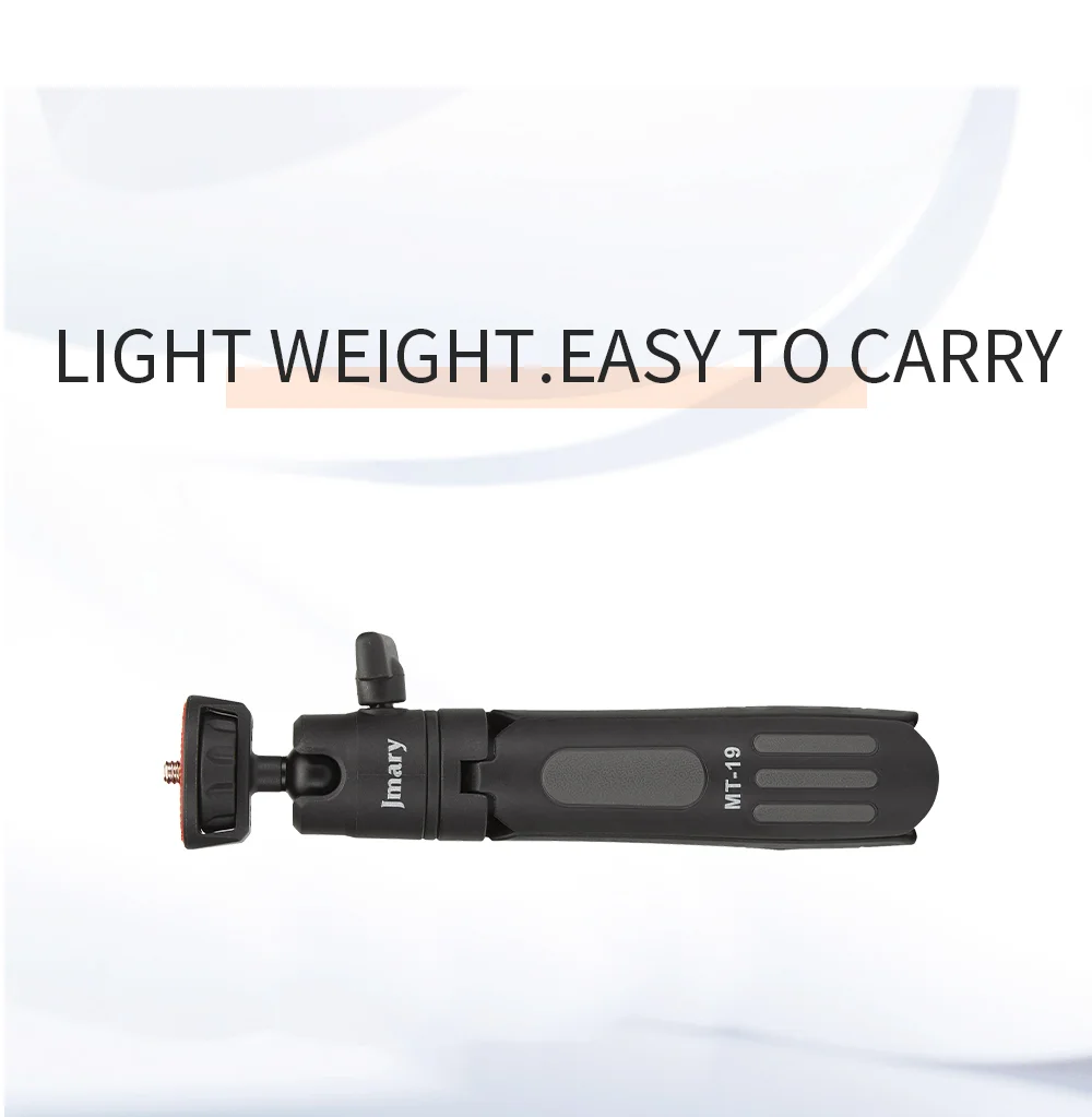 JMARY MT19 Portable Mini Extendable Selfie Stick Camera Mobile Phone Holder Live Streaming Tripod Desktop Stand 5
