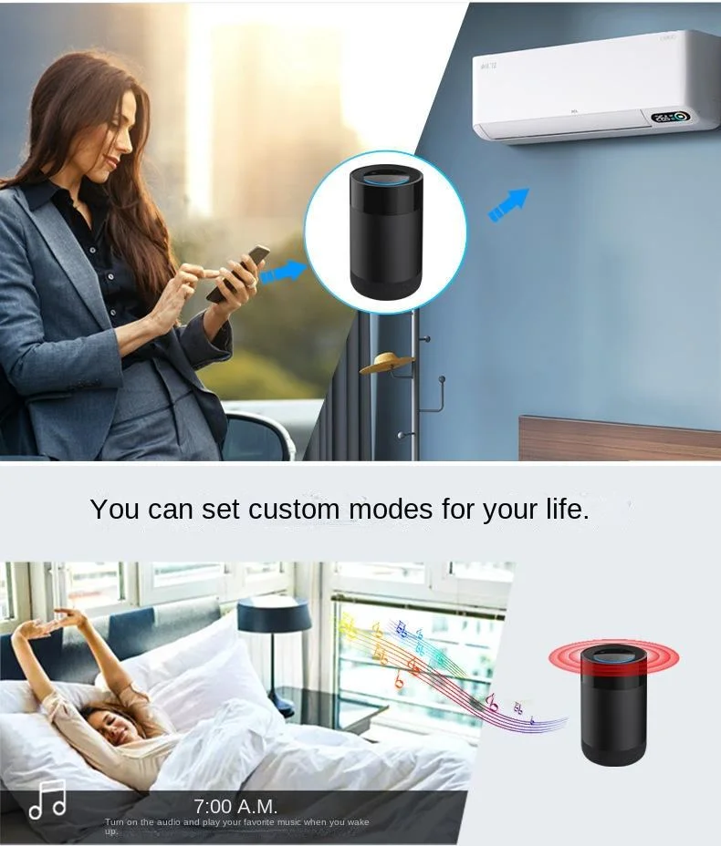W35 Infrared Smart Speaker AI Voice Interaction 9 Countries Voice Smart Speaker Built-In Alexa Voice Platform 3