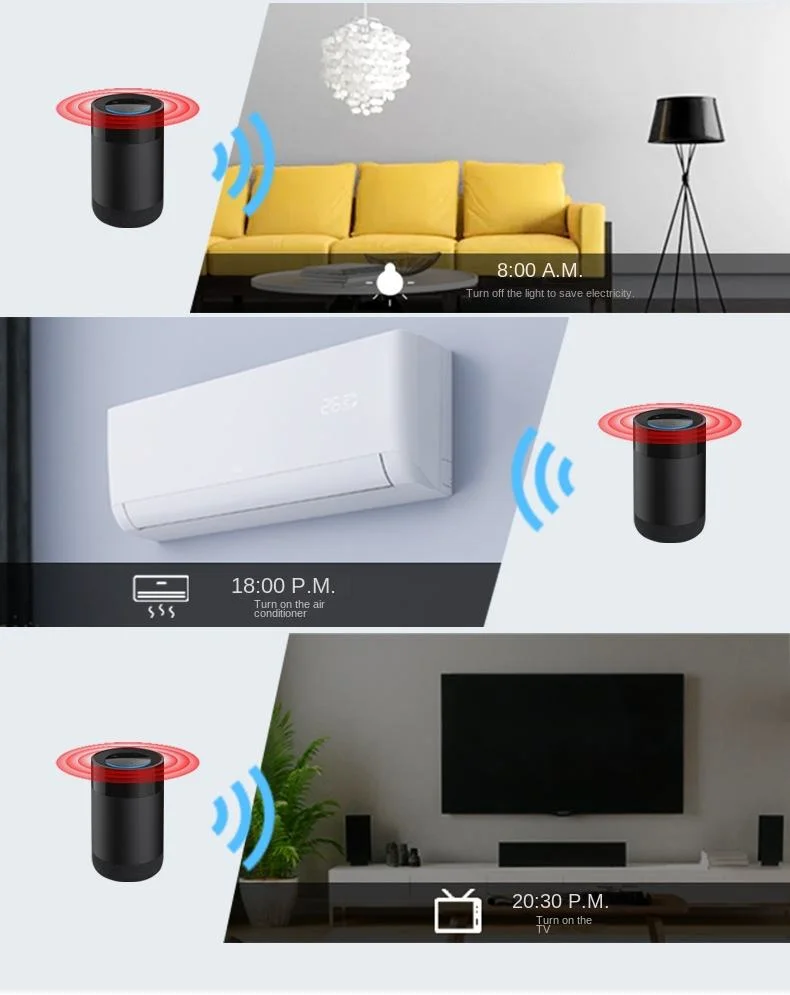 W35 Infrared Smart Speaker AI Voice Interaction 9 Countries Voice Smart Speaker Built-In Alexa Voice Platform 4