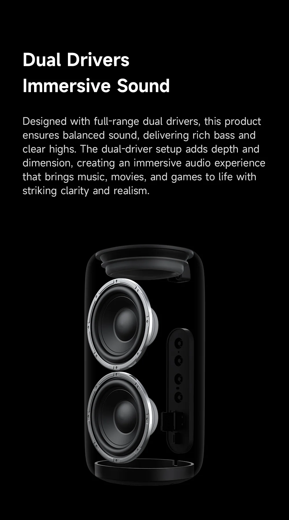 MCDODO BS-1410 Portable Speaker Bluetooth-Compatible Wireless Audio with Colorful Lights IPX4 Waterproof 2