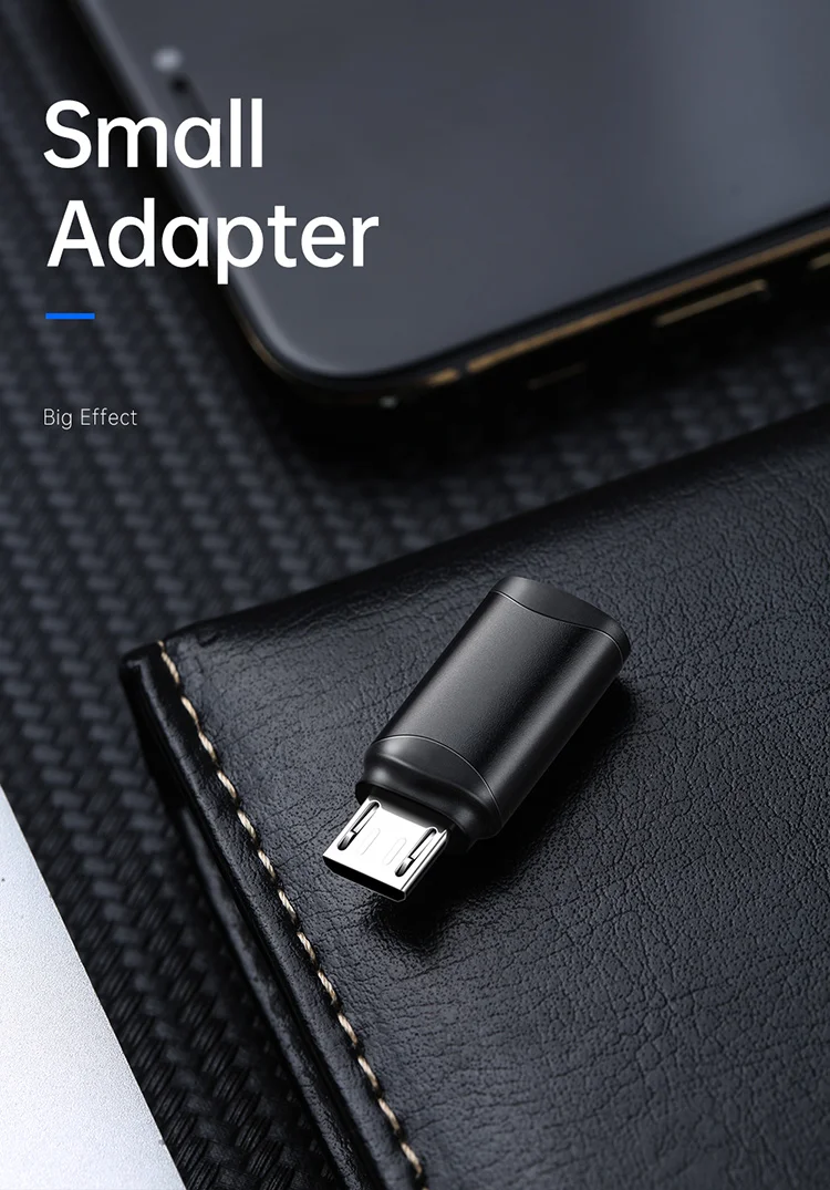 MCDODO OT-7690 Type-C to Micro USB OTG Adapter - Black 12