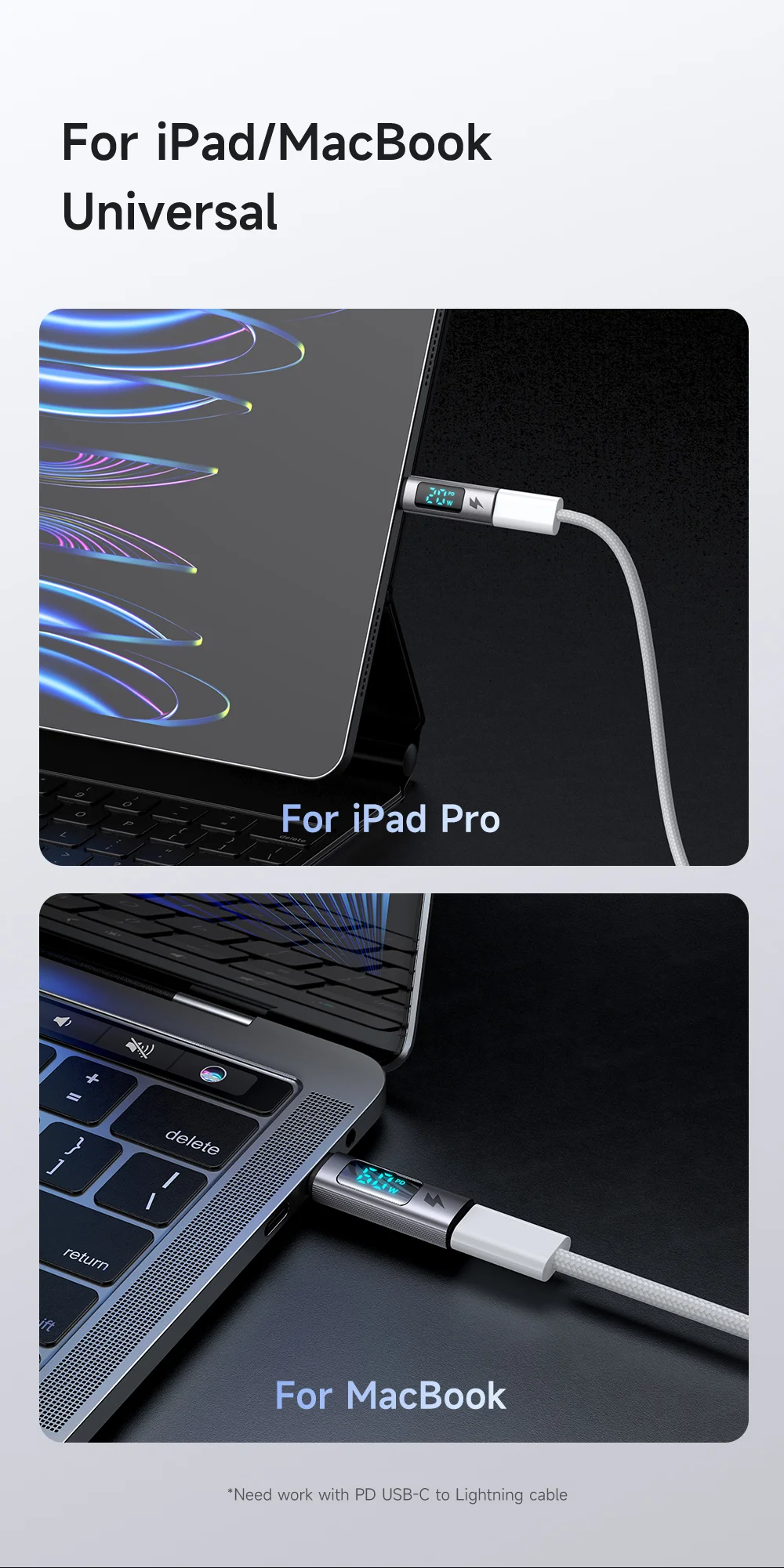 MCDODO OT-599 iP to USB-C Digital Display Charging Adapter 6