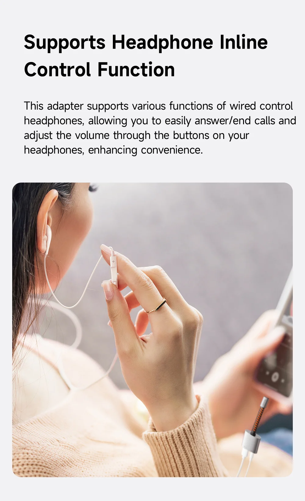 MCDODO CA-3120 MDD 2 in 1 Audio Adapter Cable USB-C to USB-C + DC3.5mm Charging Audio Converter 5