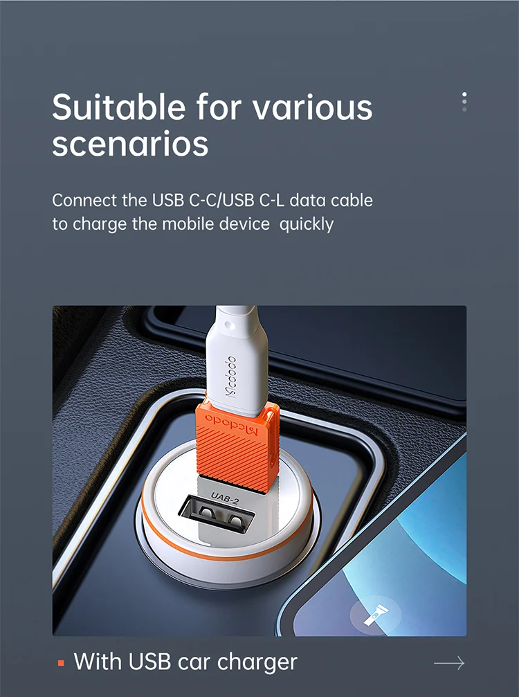 MCDODO MDD OT-6550 Type-C to USB-A OTG Adapter USB-C Female to USB 3.0 Male Connector Converter 2