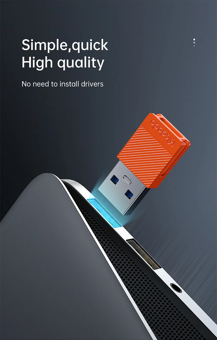 MCDODO MDD OT-6550 Type-C to USB-A OTG Adapter USB-C Female to USB 3.0 Male Connector Converter 7