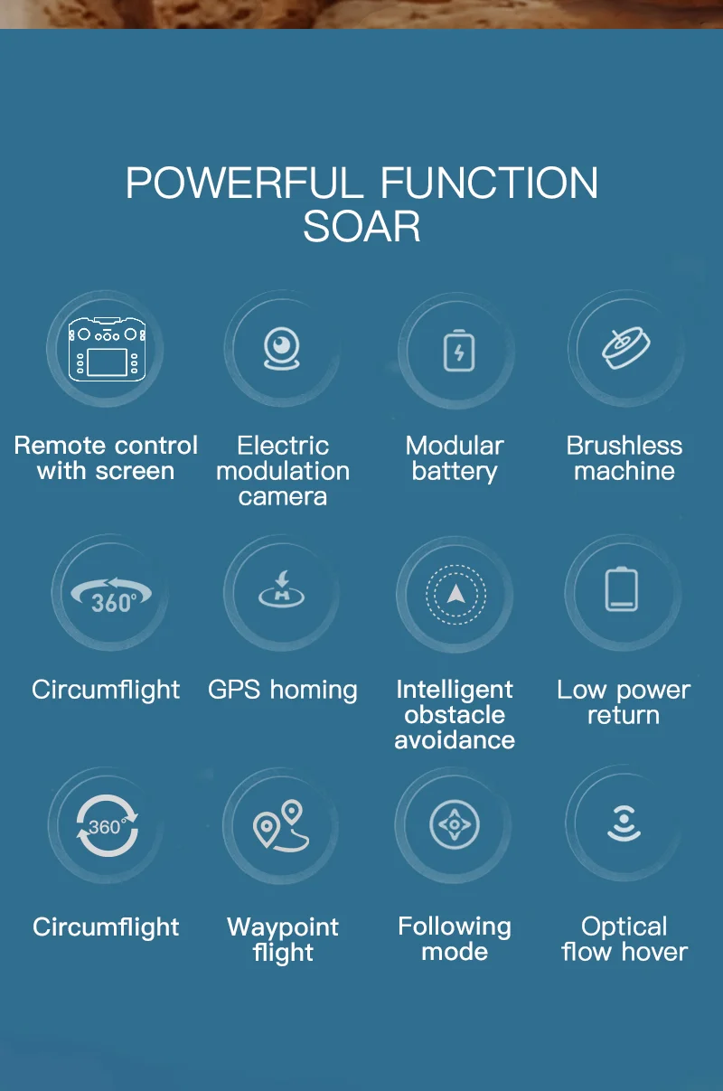 Drone RC de photographie aérienne SG901 Max HD, moteur sans balais, quadricoptère pliable pour éviter les obstacles avec 3 batteries