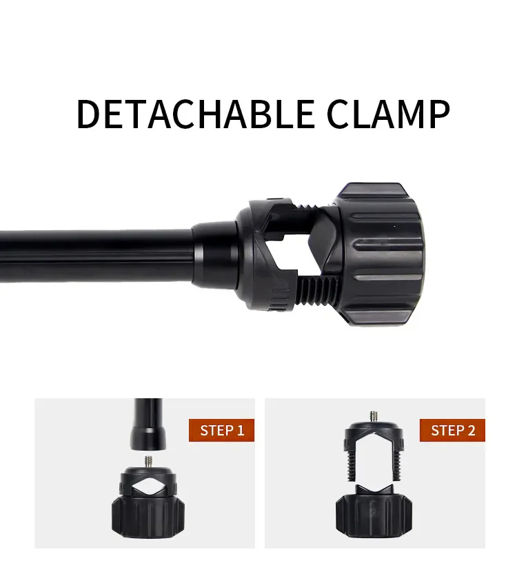JMARY MT-21 Desktop Livestream Shooting Arm Aluminum Alloy Tripod Extension Rod 6
