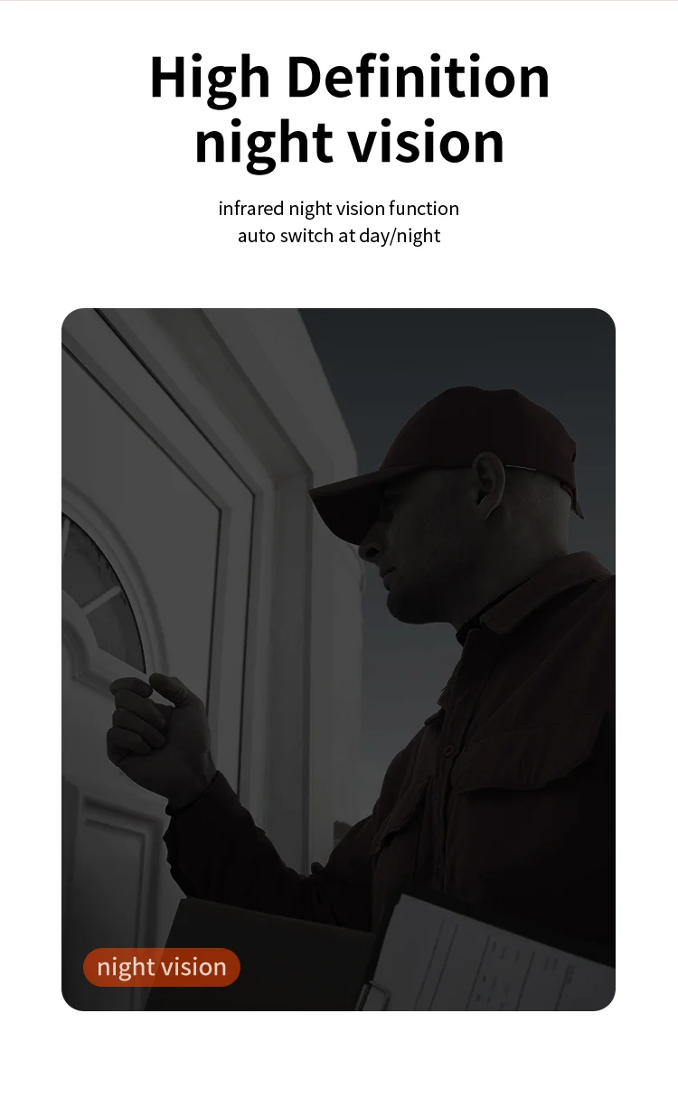 D9 Wireless WiFi Doorbell Phone APP Monitoring Video Call Night Vision Smart Door Bell 11
