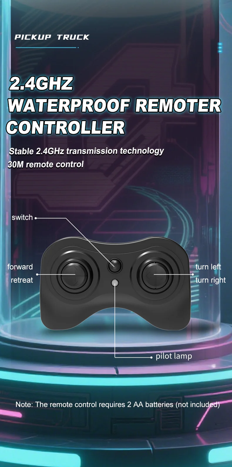 Q218 Voiture télécommandée amphibie 8x8 étanche 2,4 GHz, véhicule tout-terrain à chenilles, batterie simple - Noir 12