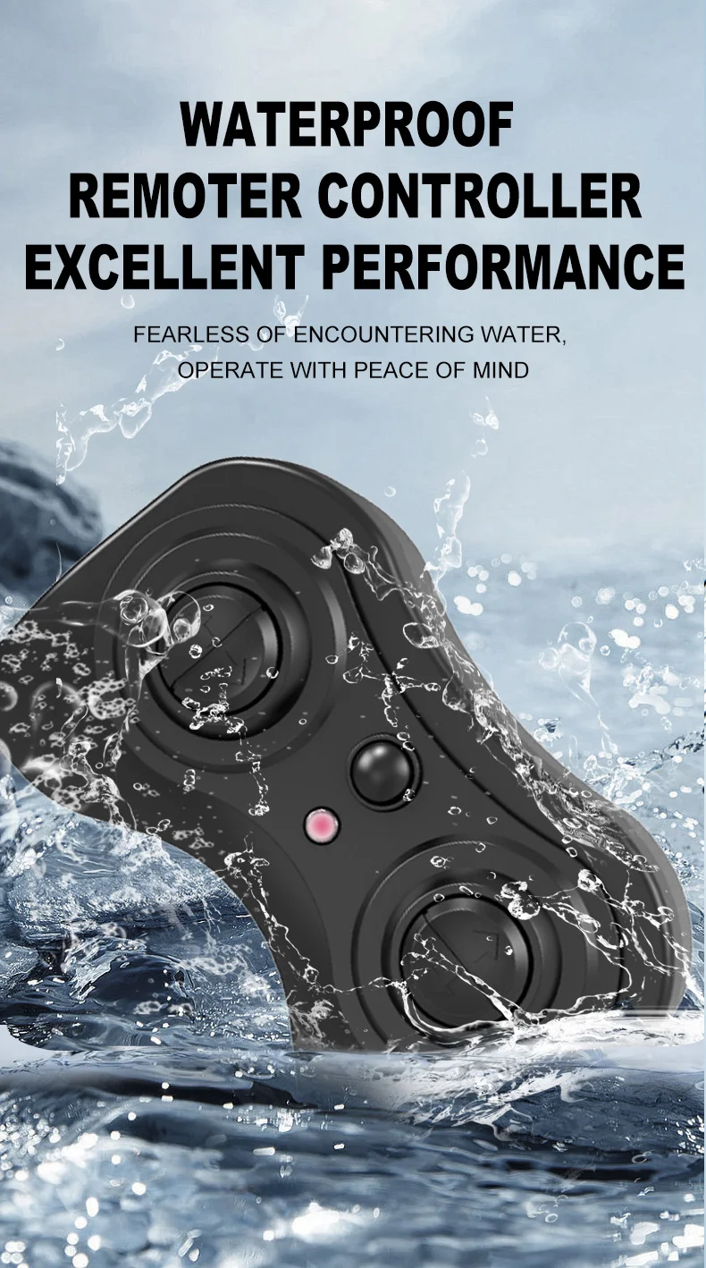 Voiture télécommandée amphibie 4x4 Q212 2,4 GHz avec rotation à 360°, tout-terrain, 1 batterie incluse - Noir 12