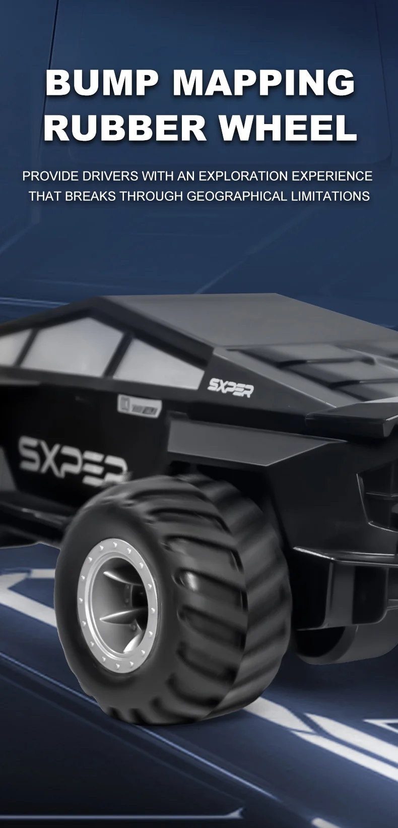 Voiture télécommandée amphibie 4x4 Q212 2,4 GHz avec rotation à 360°, 1 batterie incluse - Noir 9