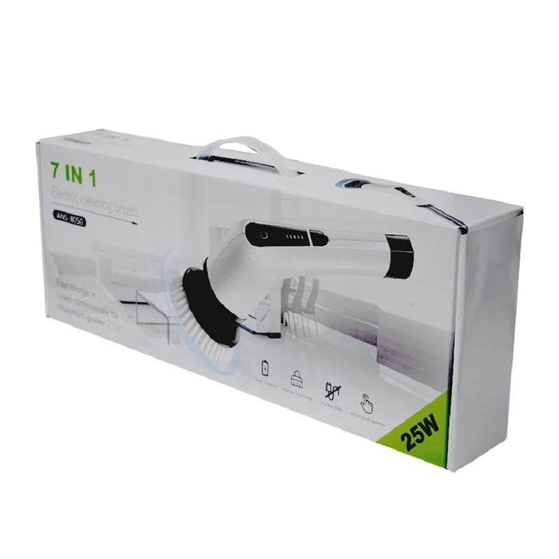 Wholesale ANS8050 7in1 2 Speeds Electric Spin Scrubber Handheld