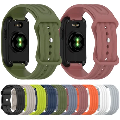 For Garmin CIRQA Smart Band Silicone Watch Strap Adjustable Sports Band - White