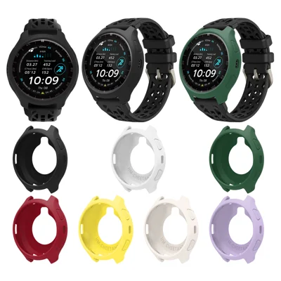 For Huami Amazfit Cheetah 2 Pro Protective Case Silicone Anti Scratch Watch Cover - Black