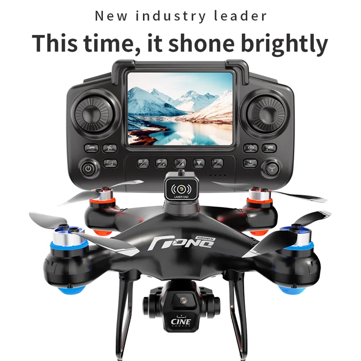 新品【154】E55air 2025年新型超長距離480Pデュアルカメラ スクリーンコントロールドローン（白） Amazon.com: elecci E55 Air Drone with Screen Controller with SD
