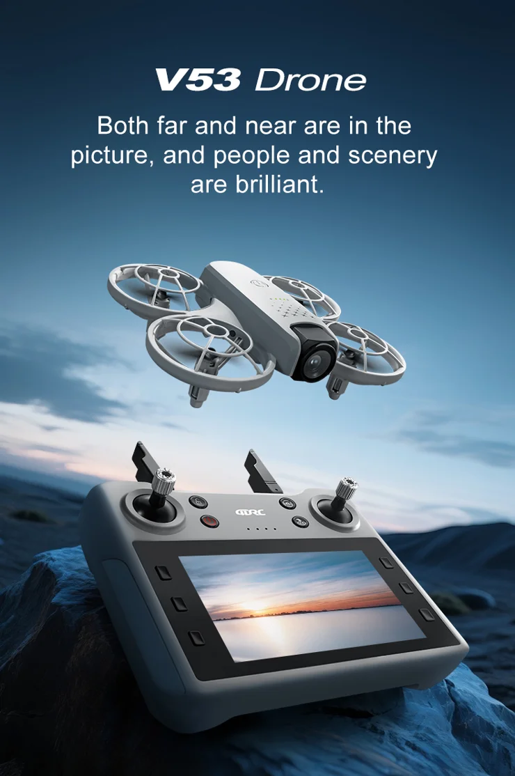 INN Drone 4K HD Photographie Aérienne Avion Pliant Drone à Évitement d'Obstacle à Flux Optique