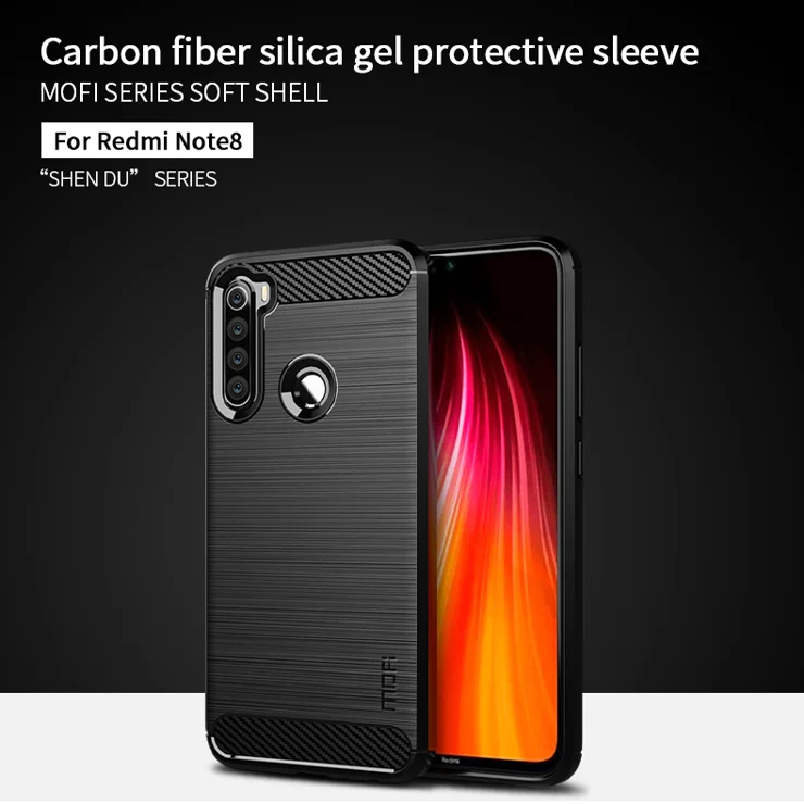 MOFI Carbon Fiber Texture Brushed Workmanship TPU Case for