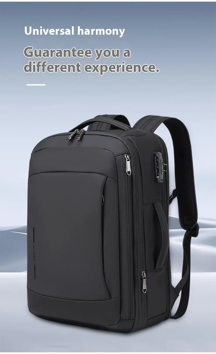 antitheft laptop backpack dropship COOLBELL CB-8310 Students Travel Backpack Large Capacity Anti Theft  Expandable Laptop Bag