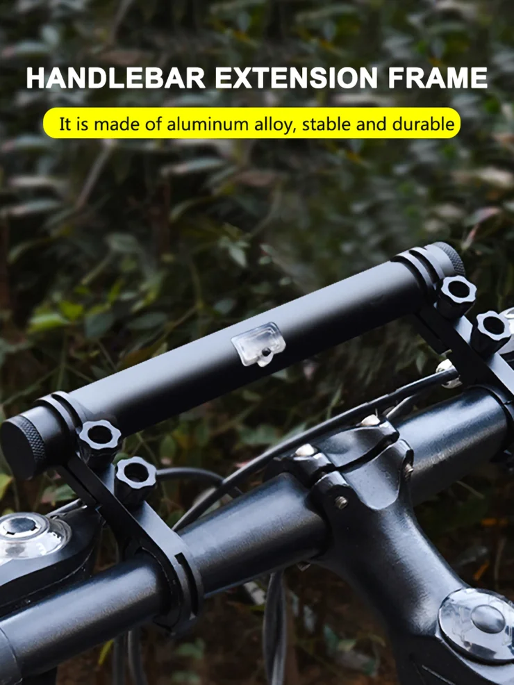 Fahrradlenker-Verlngerung USB-Ladestation Powerbank Fahrradlampe  Taschenlampe Halterung Klemme Erweiterte Halterung Stnder Fahrrad-Zubehr