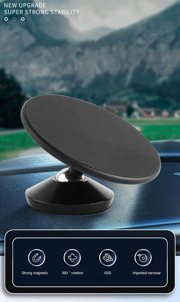 MOSENVKA Dual Magnetic Phone Holder Gym Magnetic Stand,Tripod Phone Mount (1/4'' Hole& ARCA-Swiss),Portable Phone Grip For IPhone 12/13/14/15/16/17-Desk/Car/Gym/Golf Cart/Airplane Use Stand (Grey