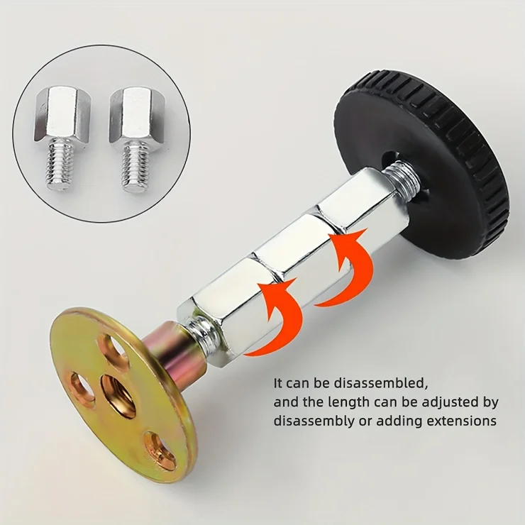 Hoofdbord Stoppers Set van 4 metalen bedframe anti-schudden gereedschap, hoofdeinde