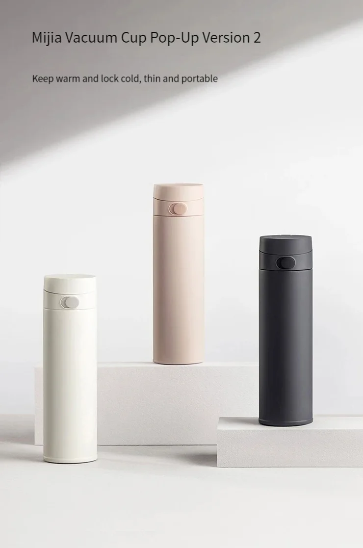 XIAOMI MIJIA MJTGB01PL 480ML Pop-Up Lid Vacuum Insulated