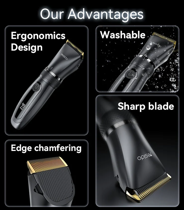 YESIDO MG06 Hair Clipper Cordless Hair Grooming Rechargeable