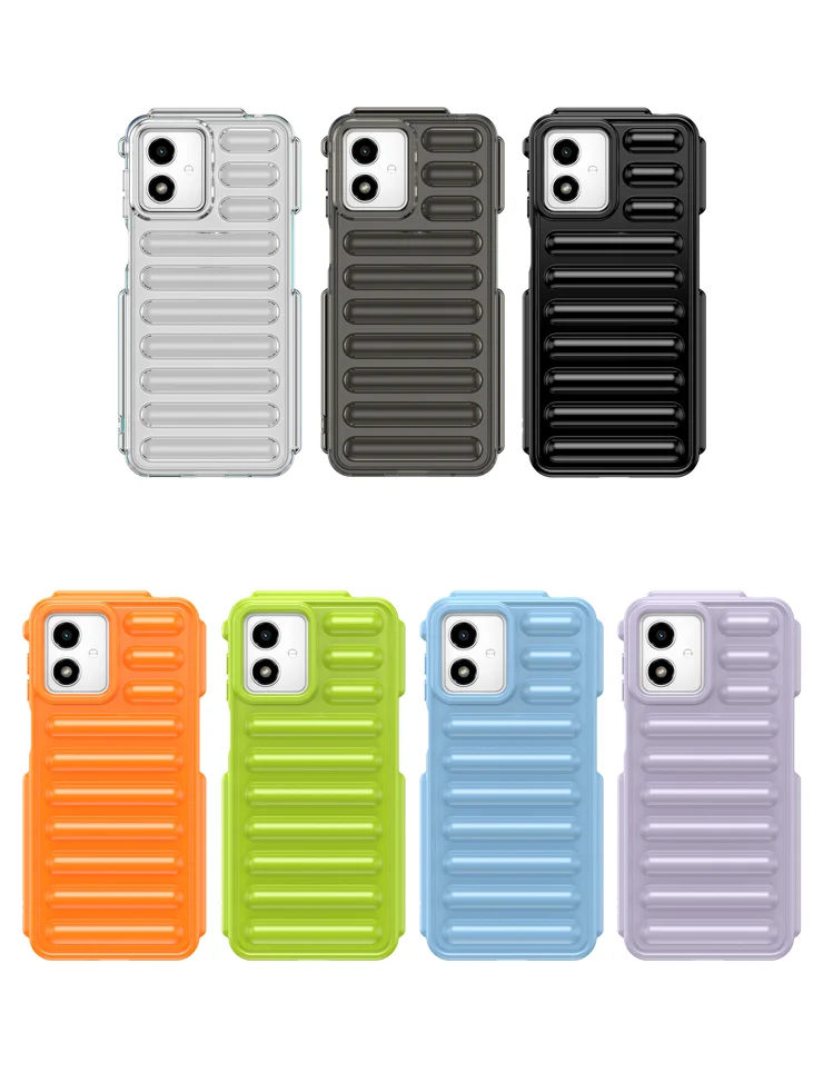 SEAHAI Cover per Motorola Moto G34 5G / Moto G45 5G, Custodia Ultra Sottile in Silicone Liquido Morbida con Modello Animale di Fiori Carini, Elegante Matte TPU Bumper Antiurto Case - Nero