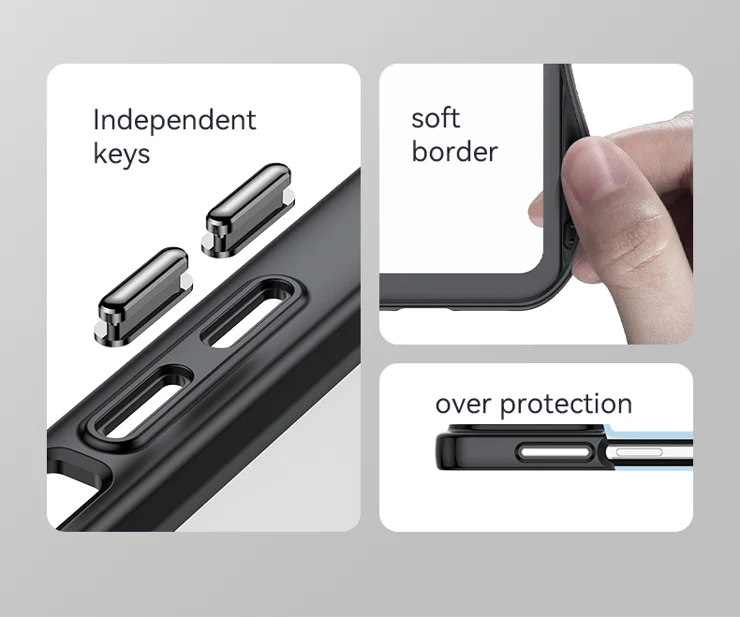 Case For Motorola Moto G35 G55 E15 G05 G75 Clear Shockproof Ring Gel - View #5