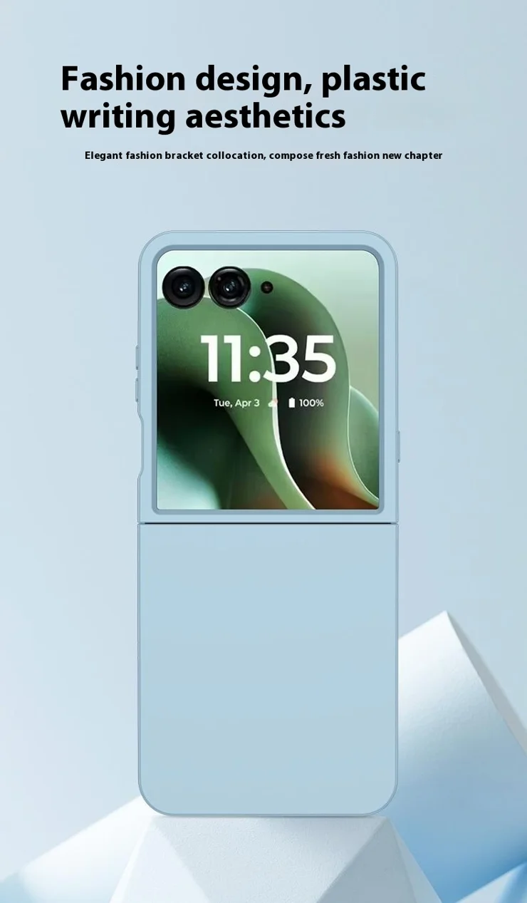 Custodia Rigida In Policarbonato Per Motorola Moto Razr 60 Ultra | Bianco, Ultra Sottile, Antiurto, Antigraffio
