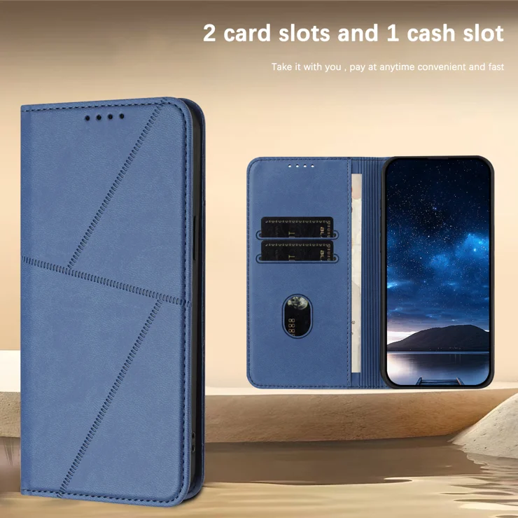 Case For OPPO REALMEV25 Flip Cover Protective Case, Retro PU Leather Wallet Cover With Split