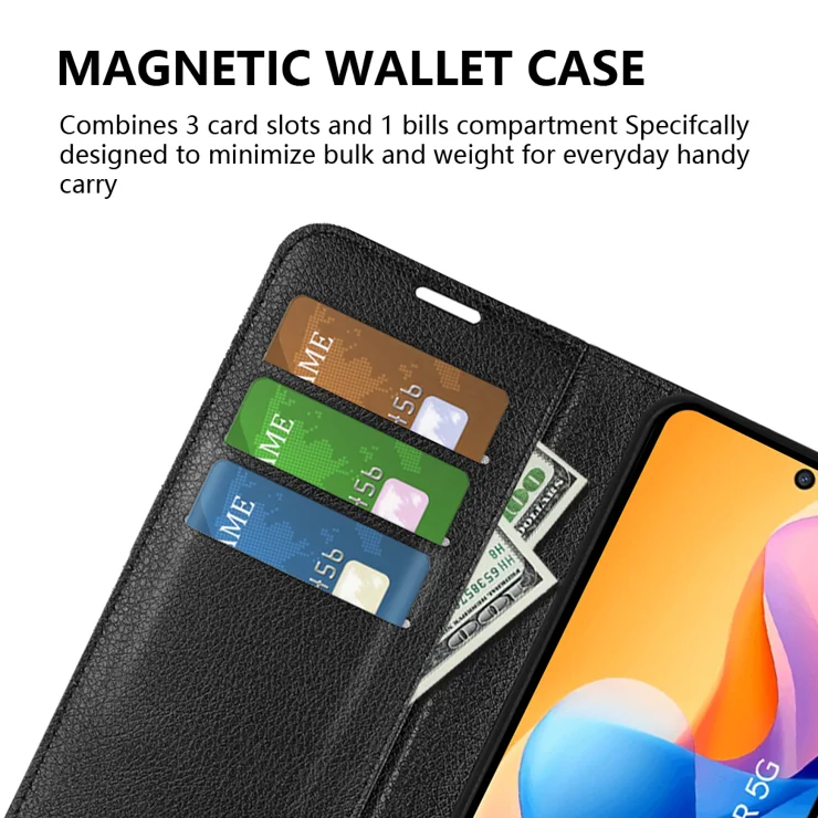 Tcl 40r 5g HAOYE Leather Folio Cover Per TCL 40 R 5G () Cover, PU TPU