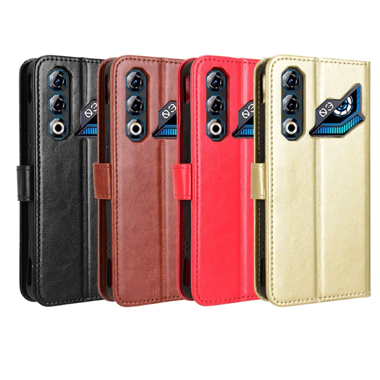 ZTE Nubia Neo 3 5G hoes, Magnetische flip lederen portemonnee hoesje