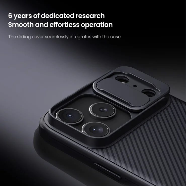 NILLKIN CamShield Prop Case For IPhone 16 Pro Max (Clear Version - View #14