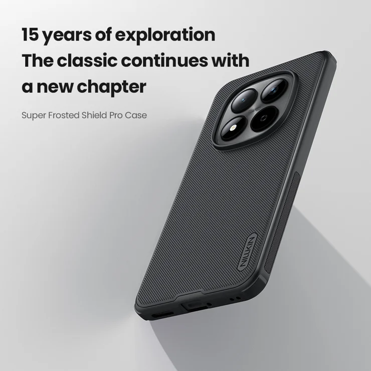 Nillkin Super Frosted Shield Pro Custodia Magnetica Per Xiaomi Redmi Note 13 Pro Plus - Cover Antiurto Con Supporto Magsafe - Nero