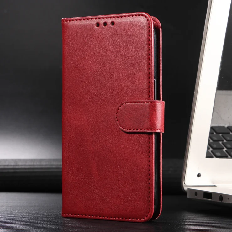 Custodia A Portafoglio In Pelle PU Con Chiusura Magnetica Per Xiaomi 15 Pro – Stampa Rosa Rossa