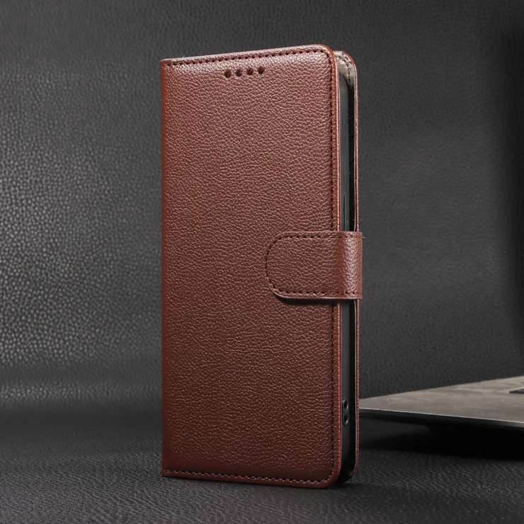 Custodia Portafoglio In Pelle PU Per Xiaomi Redmi 5 Plus: Rossa Con Kickstand E Slot Carte - 3